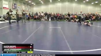 95 lbs Round 2 (6 Team) - Austin Brown, Missouri Avengers vs Jaymin VanDerWerff, South Dakota Lightning