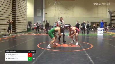 Quarterfinal - Joe Accousti, Sacred Heart vs Kimball Bastian, Utah Valley