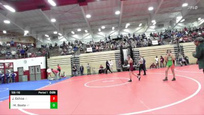 106-116 lbs Round 2 - Manuel Beato, Indianapolis Arsenal Tech vs Jay Ochoa, Lawrence Central