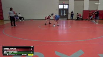 287 lbs Cons. Semi - Stafford Willis, Arab Jr. High vs Daniel Hogan, Hewitt Trussville Freshman