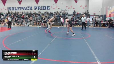 126 lbs Semifinal - Cole Borden, Shelton vs Michael Hatton, Aberdeen