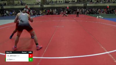 140 lbs Cons. Semi - Devin Johnson, Askren Wrestling Academy vs Justice Elam, West Salem-Bangor