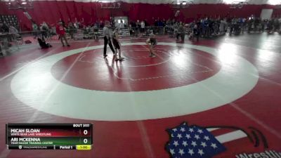 77 lbs Quarterfinal - Micah Sloan, White Bear Lake Wrestling vs Ari McKenna, Team Nazar Training Center