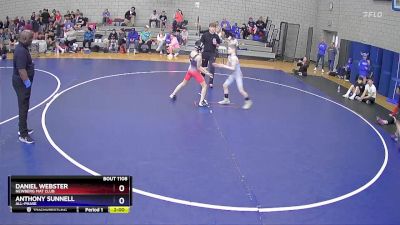 71 lbs Round 3 - Daniel Webster, Newberg Mat Club vs Anthony Sunnell, All-phase