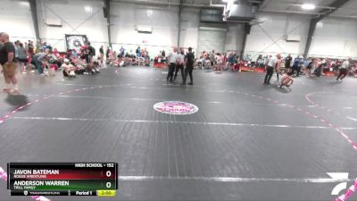 152 lbs Round 5 - Javon Bateman, Rogue Wrestling vs Anderson Warren, Trill Family