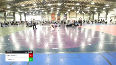 95 lbs Consi Of 4 - Isaiah McDaniel, CT vs Joe Scott, NY