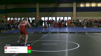 133 lbs Rd Of 16 - Jacob Van Dee, Nebraska vs Zeth Romney, Cal Poly