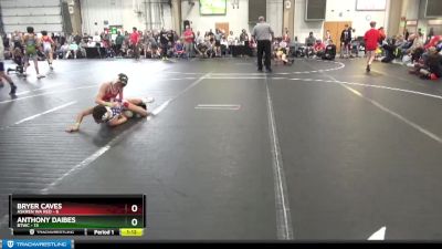 88 lbs Round 1 (8 Team) - Anthony Daibes, BTWC vs Bryer Caves, Askren WA Red