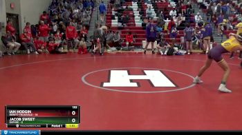 132 lbs Round 2 (12 Team) - Ian Hodgin, Hewitt-Trussville vs Jacob Sweet, Daphne