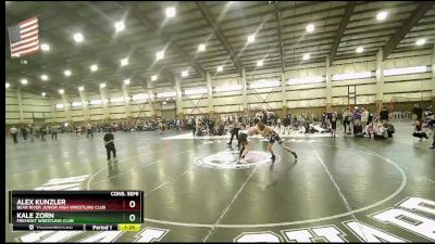 125 lbs Cons. Semi - Kale Zorn, Fremont Wrestling Club vs Alex Kunzler, Bear River Junior High Wrestling Club