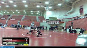 100 lbs 7th Place Match - Marcus Malone, Red Cobra Westling Academy vs Cade Mauck, North Posey Wrestling Club