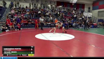 106 lbs Cons. Round 1 - Zarchariah Montes, Montgomery vs Michael Bravo, Shadow Hills