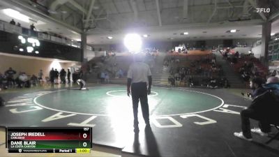 157 lbs 1st Place Match - Dane Blair, La Costa Canyon vs Joseph Iredell, Carlsbad