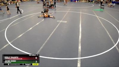 Semifinal - Molly Raasch, Farmington Wrestling Club vs Jacee Knish, Minnesota