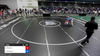 124 lbs Consi Of 32 #2 - Bailey Nimer, NC vs Ava Strayer, IN