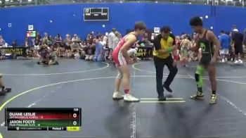 125 lbs Round 4 (6 Team) - Duane Leslie, Untouchables Purple vs Jaxon Foote, Peer Pressure Elite
