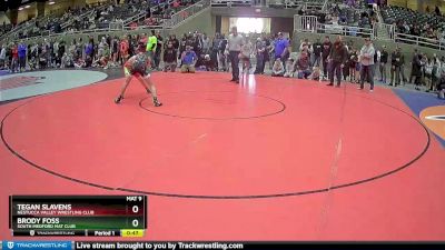 125 lbs Semifinal - Tegan Slavens, Nestucca Valley Wrestling Club vs Brody Foss, South Medford Mat Club