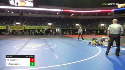 165 lbs Quarterfinal - Richard Viruet, Springfield Tech vs Taylor Workman, Toledo