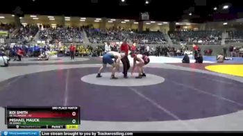 195 lbs Finals (8 Team) - Mishael Mauck, 4A Banks vs Koi Smith, 4A Tillamook