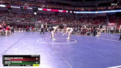 3A-150 lbs Champ. Round 2 - Braylon Griffiths, Ottumwa vs Grant Boddicker, Linn-Mar