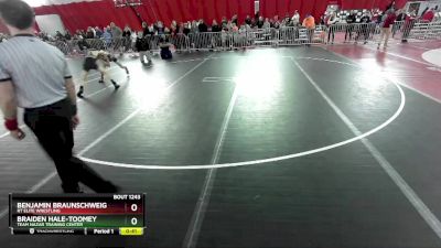 106 lbs Semifinal - Braiden Hale-Toomey, Team Nazar Training Center vs Benjamin Braunschweig, RT Elite Wrestling