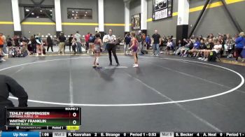 82 lbs Round 2 (4 Team) - Whitney Franklin, Missouri Black vs Tenley Hemmingsen, FEWTeamIA Purple