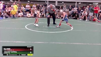 64 lbs Round 1 (8 Team) - Vincent Kapral, M2TCNJ vs Eli Hind, Terps Xpress ES