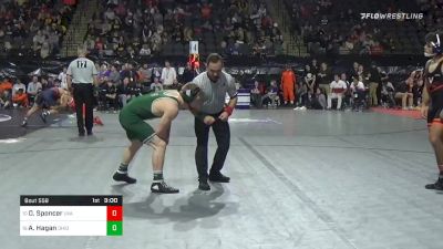 149 lbs Consolation - Denton Spencer, Virginia vs Alec Hagan, Ohio