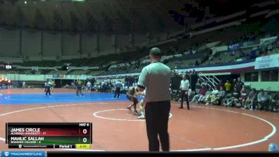 184 lbs Round 3 (3 Team) - James Circle, Alvernia University vs Mahlic Sallah, Roanoke College