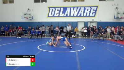 132 lbs Cons. Round 1 - Tristan Sainz, Somerset vs Talan Savage, Sussex Central