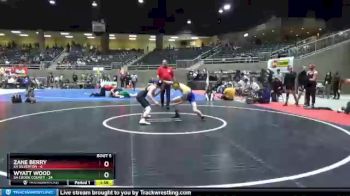 138 lbs Round 3 (4 Team) - Zane Berry, 5A Silverton vs Wyatt Wood, 5A Crook County