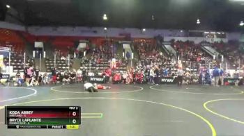 54 lbs Round 3 (4 Team) - Koda Abbey, Hartland vs Bryce LaPlante, Dundee Blue