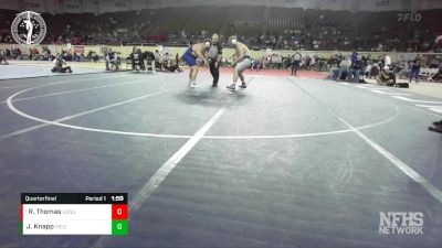 6A-285 lbs Quarterfinal - Ricky Thomas, EDMOND NORTH vs Jesse Knapp, PIEDMONT