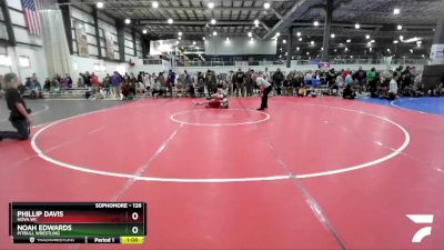 126 lbs Champ. Round 1 - Phillip Davis, NOVA WC vs Noah Edwards, Pitbull Wrestling