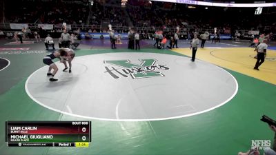 I-132 lbs Semifinal - Liam Carlin, Burnt Hills vs Michael Giugliano, Miller Place