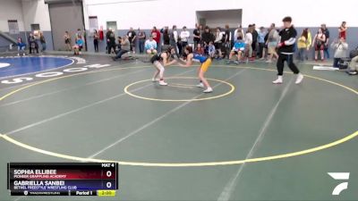 110 lbs Rr1 - Sophia Ellibee, Pioneer Grappling Academy vs Gabriella Sanbei, Bethel Freestyle Wrestling Club