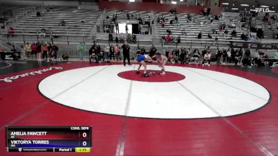 65 lbs Cons. Semi - Amelia Fawcett, AK vs Viktorya Torres, WA