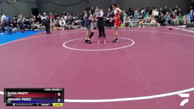 136 lbs Cons. Round 2 - Alivia Pruitt, WA vs Arianna Perez, WA