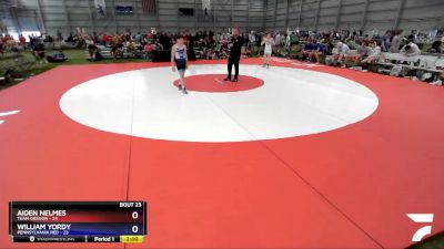 106 lbs Semis & 3rd Wb (16 Team) - Aiden Nelmes, Team Oregon vs William Yordy, Pennsylvania Red