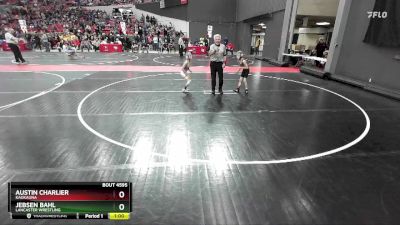 57 lbs Cons. Round 4 - Austin Charlier, Kaukauna vs Jebsen Bahl, Lancaster Wrestling