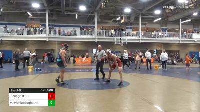 Semifinal - Jared Siegrist, Lock Haven vs Max Wohlabaugh, Clarion-Unattached