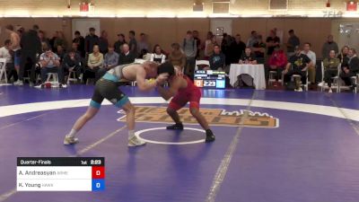 74 kg Quarterfinal - Arman Andreasyan, Armenia vs Kaleb Young, Hawkeye Wrestling Club