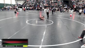 49 lbs Quarterfinal - Nolan Rowe, Nebraska Wrestling Academy vs Kasen Wilke, FoxFit