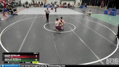 157 lbs Finals (8 Team) - Gavin McMillan, Waverly vs Nikolas Rotella, Omaha Skutt Catholic