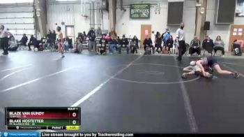 115 lbs Finals (2 Team) - Blaze Van Gundy, Team 922 vs Blake Hostetter, PA Alliance Red