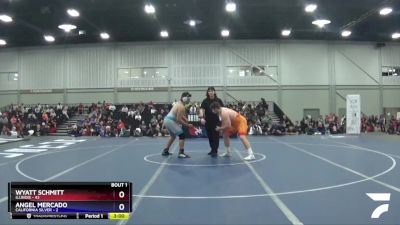 285 lbs Round 1 (16 Team) - Wyatt Schmitt, Illinois vs Angel Mercado, California Silver