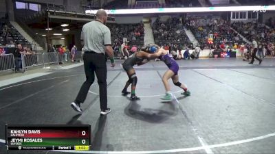 130 lbs Quarterfinal - Jeymi Rosales, Ulysses vs Kahlyn Davis, Halstead