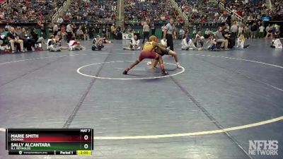 4A 106 lbs Quarterfinal - Trevelian Hall, Lumberton vs Spencer Sterling, Cardinal Gibbons