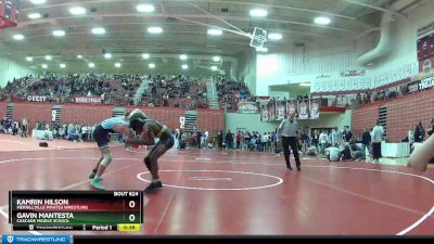 126 lbs Cons. Round 1 - Kamrin Hilson, Merrillville Pirates Wrestling vs Gavin Mantesta, Cascade Middle School