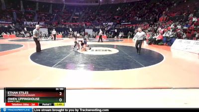 3A 160 lbs Semifinal - Ethan Stiles, Hoffman Estates (Conant) vs Owen Uppinghouse, Quincy (Sr.)